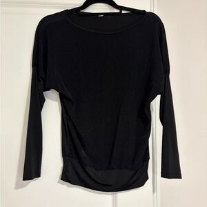 Black long sleeve with sparkly details